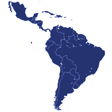 Latin America & Caribbean Map